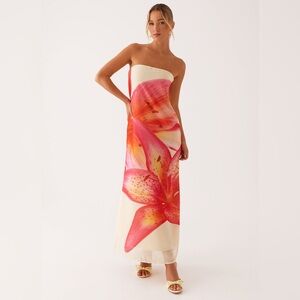 Peppermayo Exclusive - Darcy Maxi Dress - Yellow Floral